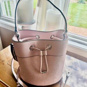 New With Tag Karl Lagerfeld Adele Bucket Handbag, LACE,  w/Love Letter from Karl